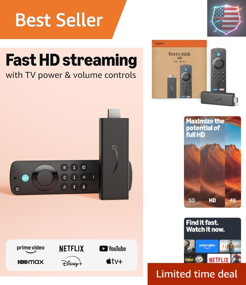 Stick HD newest model, free and live TV, Alexa Voice Remote, smart home contr…