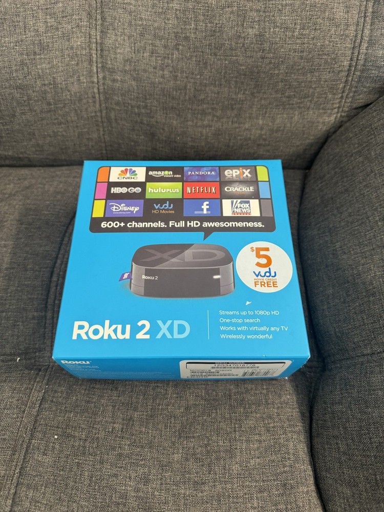 NEW Roku 2 XD (2nd Generation) Wireless Media Streamer Model 3050R 1080p HD