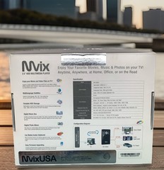 NEW MVIX Mv-2500U PC MP3 TV Stereo Multimedia Player 720 HD Open Box