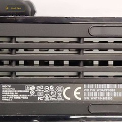WESTERN DIGITAL TV HD MEDIA PLAYER WDAVP00BE NO REMOTE