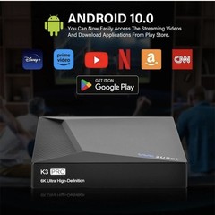 We2USat K3 PRO Android Smart TV Box – Streaming and Cable TV.