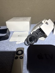 Apple TV 3rd Gen Generation Model A1427 w/ Remote & Power Cord HD Media Streamer