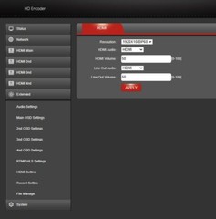WebRTC H.265/H.264 HDMI video Encoder via HTTP RTSP RTMPS UDP ONVIF SRT