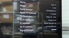 APPLE A1469 TV HD 8GB STREAMING MEDIA PLAYER w/ Power Cord, HDMI, LAN Cable