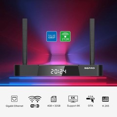 2025 USA SuperBox S6 Pro AUTHORIZED DISTRIBUTOR Latest BLACK Model Fast Shipping