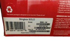 NEW Slingbox Solo HD Compatible Single Input Streamer SB260 Open Box