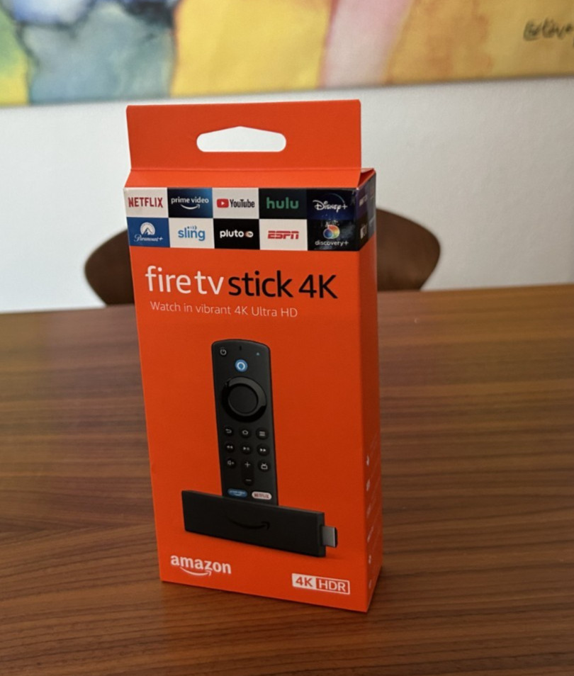 Amazon Fire TV Stick 4K with Alexa Voice Remote (3rd Generation) – never used