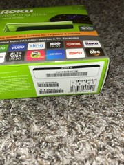 Used Roku Streaming Stick (6th Generation) 3800RW VUDU Edition – Black 1080p HD