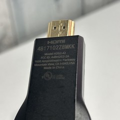 Chrome Google Chromecast H2G2-42 HDMI Media Streamer for TV. No power usb cable.