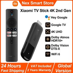 2025 Xiaomi TV Stick 4K 2nd Gen, Google TV, Portable WiFi Streaming Media