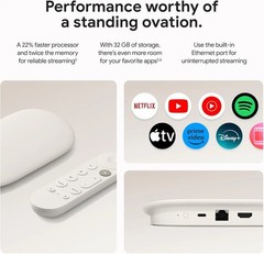 All-In-One 4K Streamer with Voice Control & Smart Home Features – Porcelain
