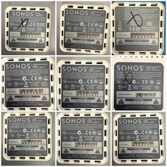 LOT OF (9) Sonos Products (PARTS REPAIR ONLY NO RETURNS READ DESCRIPTION) AS IS