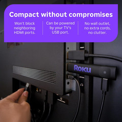 Roku Streaming Stick HD 2025 — HD Streaming Device for TV with Roku Voice Remote