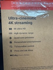Amazon Fire TV Stick 4K Max 2025 Wi-Fi 6E 8GB Dolby Vision Alexa Remote*OPEN BOX