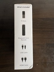 TV Stick 4K 2160p Chromecast Built-In Google Assistant Android 8GB Black Dongle