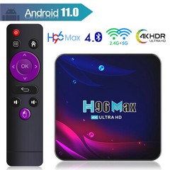 H96 Max TV Box Android 11.0 2GRAM+16GROM Quad Core 4K HD Smart WiFi Media Player