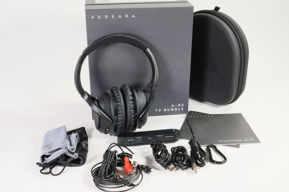 Audeara A-02 Bluetooth TV Bundle, Noise Cancelling, Tailored to Your Hearing