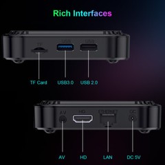 Android 13 TV Box 4GB RAM 128GB ROM RK3528 Support Wifi6 Full HD 8K 100M HK1 K8