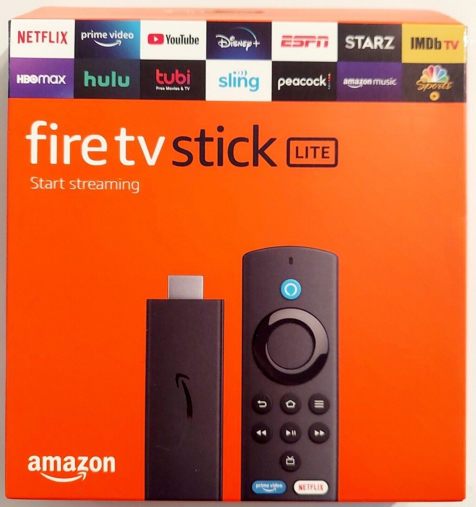 Amazon Fire TV Stick Lite Media Streamer – Black (B091G4YP57)