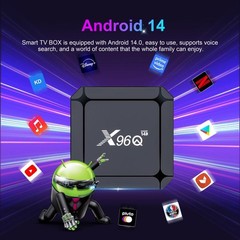 X96Q Android 14 Smart TV Box, RK3518 Quad-Core Cortex-A53, 2GB+16GB