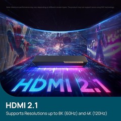 TV Backlight, HDMI 2.1 Sync Box with AI LumiSync Technology, Supports 8K@60Hz…