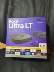 Roku Ultra LT Streaming Device 4K/HDR/Dolby Vision And Voice (4801RW) – New