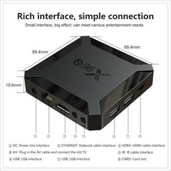 Android 10.0 TV Box X96Q Quad Core HD 4K Media Stream Player Mini PC 2.4G WiFi