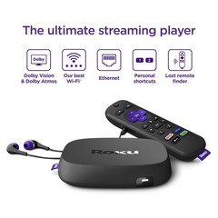 Roku Ultra 4K HDR Streaming Device with Voice Remote – 4800R