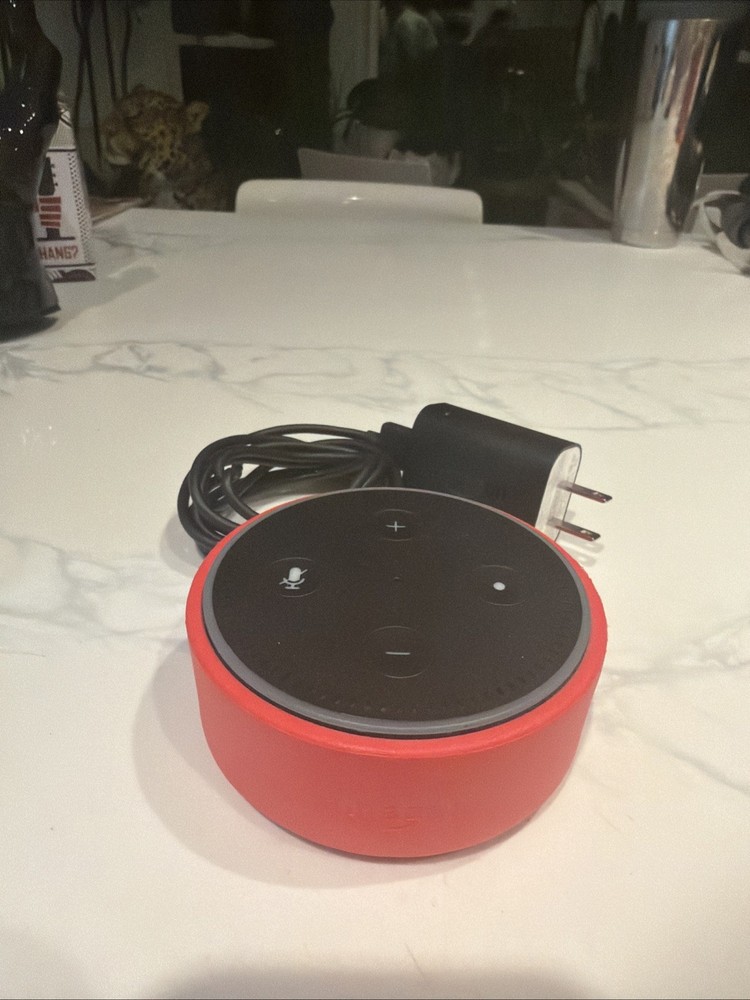 Amazon Echo Dot Kids Edition Smart Assistant Punch Red Case