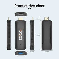 DQ03 Mini TV Stick Android 10 Quad Core ARM Cortex A53 2GB 16GB Support 4K H.265