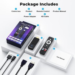Android TV Stick 14.0, 2025 4K TV Stick 2GB RAM 16GB ROM Ultra HD RK3518 CPU …