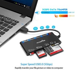 Tripp Lite USB Memory Card Reader/Writer USB 3 Superspeed Multi-Drive 5GBPS