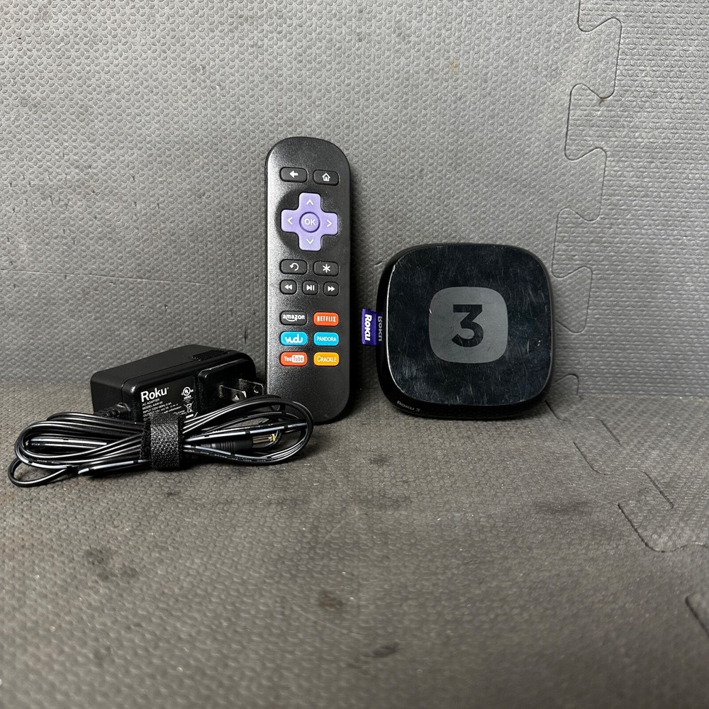 Roku 3 (3rd Generation) Media Streamer 4200X – Black