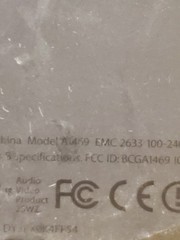 Apple TV 3rd Generation Model A1469/A1427 Includes Power Cable No Remote