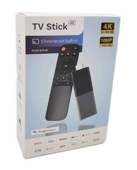 Smart TV Stick 4K UHD Chromecast Built in Android 14.1 Google Assistant Remote
