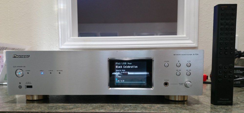 Pioneer N-70A Network Audio Player Good Condition Dual ESS Sabre DAC Balanced