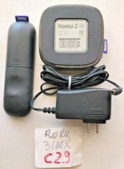 ROKU 2 XS (2nd GENERATION) MEDIA STREAMER 3100X – BLACK SET C2.9