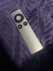5 – Apple TV 3rd Generation A1469 HD Streamer w/ Silver Remote And 2 Cables