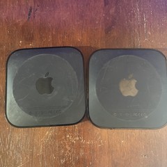 2 Apple TV 4K 3rd Gen Wi-Fi + Ethernet A1469 – Untested – For Parts