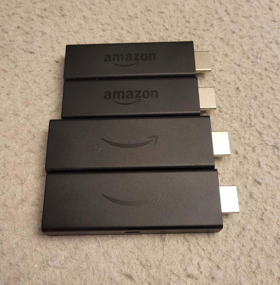 Lot Of 4 Amazon HD Firesticks 1st Gen & 3rd Gen – No Remotes Or Power Adapters