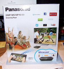 Panasonic DMP-MS10P-K Miracast Smart Streaming Player Netflix YouTube Box (NEW)