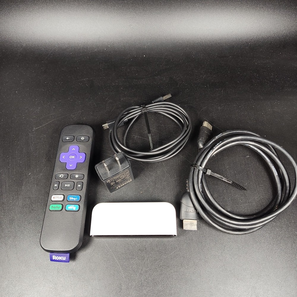 Roku 3920X Premiere 4K HDR Streaming Media Player W/ Remote Charger & HDMI Cable