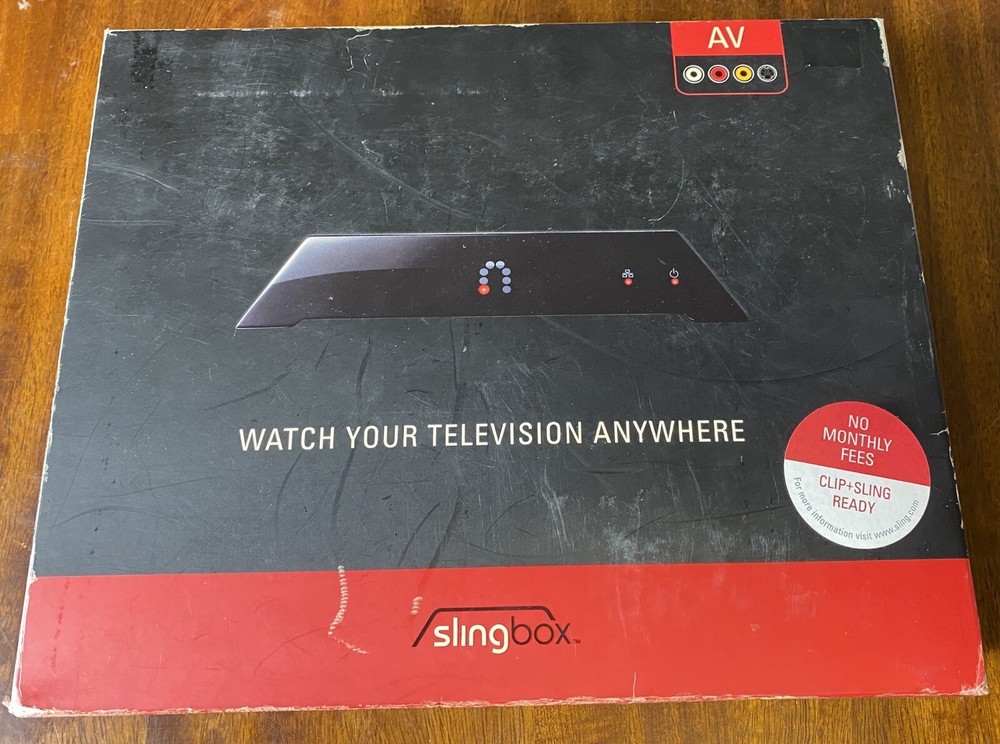 Sling Media Slingbox AV SB240-100 Streamer Digital Stream In Box Exc Condition