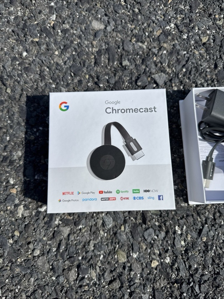 Google Chromecast (2nd Generation) HD Media Streamer – Black (GA3A00097-A03-Z01)