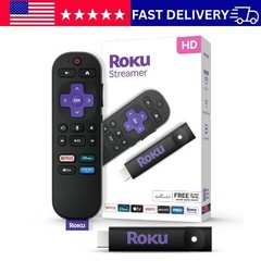 Roku, Inc. Roku Streamer 2025 – HD Streaming Device with Voice Remote