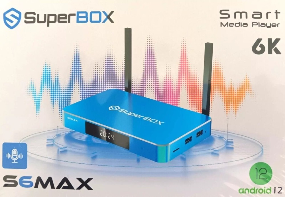 2025 SuperBox S6 S6Max MediaPlayer SmartBox TVBox No monthly fees