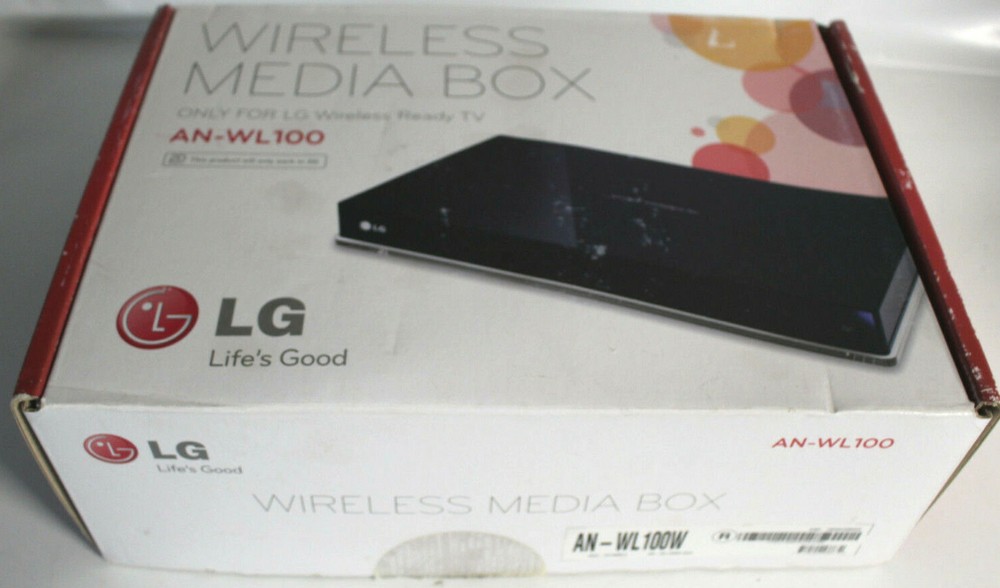 LG Wireless Media Box AN-WL100 LG Wireless LCD/LED For LG Wireless Ready TV New