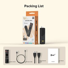 TV98 ATV X9 Smart TV Stick Android14 Allwinner H313 OTA 8GB 128GB Support 8K 4K