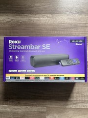 SEALED Roku Streambar SE 4K HDR Bluetooth Streaming Soundbar Media Player 9104R