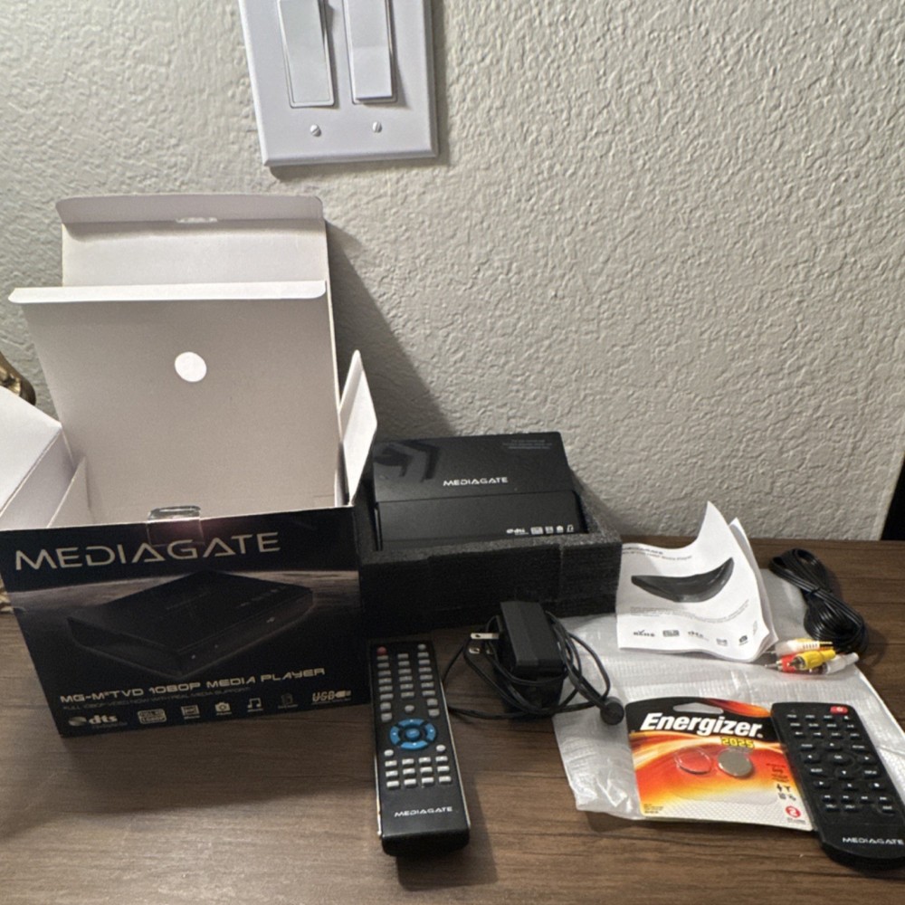 Mediagate MG-MTVD 1080P Media Player HDMI DTS 2.0 Black Firmware Upgradable